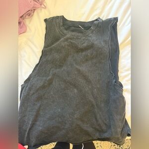 FP Movement by Free People Black Ribbed Top